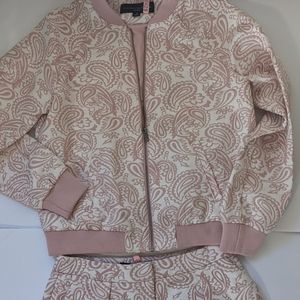 Victoria Beckham Target pink/white short set